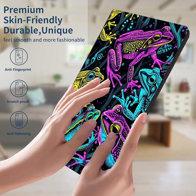 Slim Case for Samsung Galaxy Tab S11 5G 11 Inch (2025) PU Leather Tablet Cases Flip Folio Multi-Angle Viewing Stand Protective Smart Shell Cover with Auto Wake/Sleep A Crow Skull