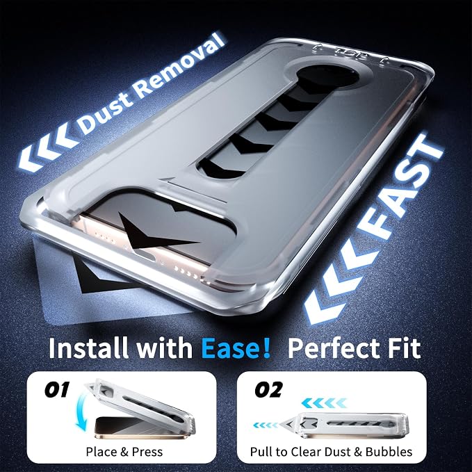 for iPhone 16 Pro Max Matte Privacy Screen Protector [2+2 Pack] 28° Side-View Privacy Tempered Glass with Camera Lens Protector Anti-Glare Anti-Fingerprint Bubble-Free Installation Frame Case Fri