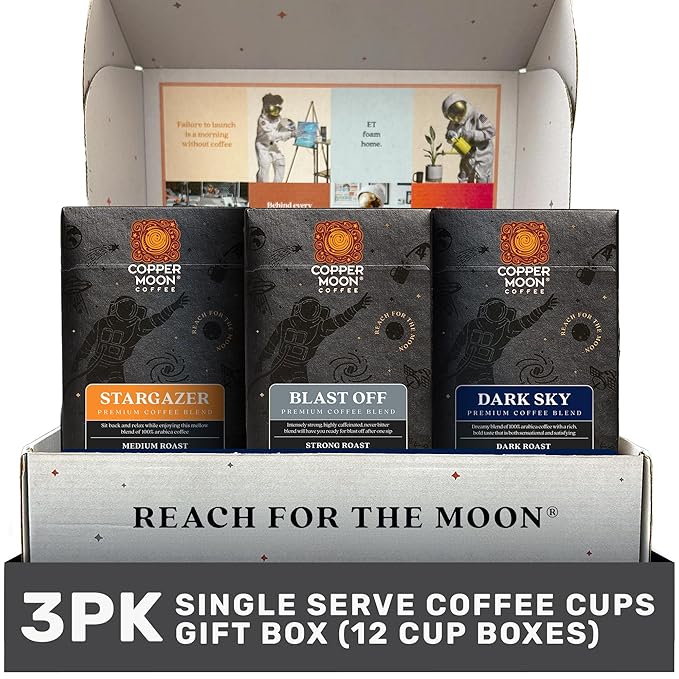 Copper Moon K-Cup Coffee Pods, Gift Box, Variety Pack, 36 Count