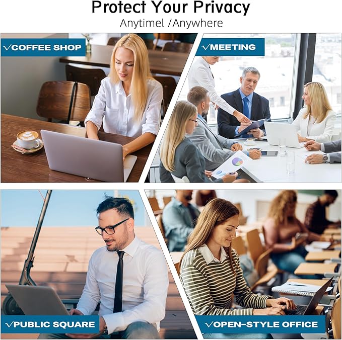 FILMEXT Privacy Screen for Microsoft Surface Laptop studio 2/1 14.4 inch (Model 2029/1964), Anti-Spy Filter Anti-Glare (for Surface Laptop studio 2/1 14.4" Privacy Screen Protector Filter)