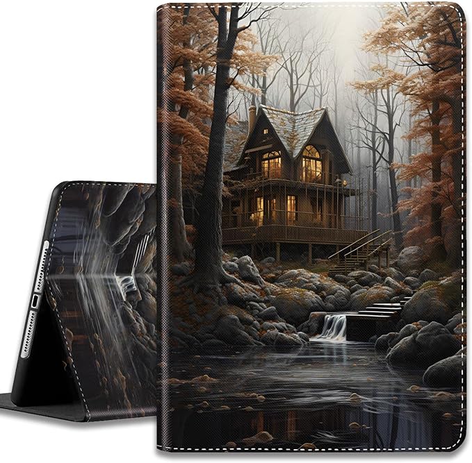Case for iPad (A16) 11th Generation 11 Inch 2025 / iPad 10th Generation 10.9 Inch 2022 Ultra-Thin Multi-Angle Protective Cover with Auto Sleep/Wake A Dark Horse