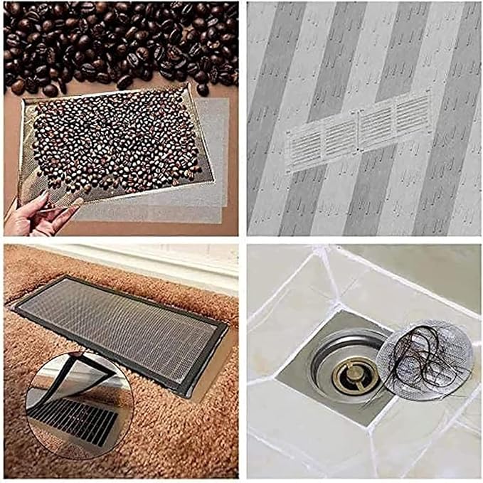 304 Stainless Steel Woven Wire Mesh, Fine Metal Screen, Rust-Resistant Filter