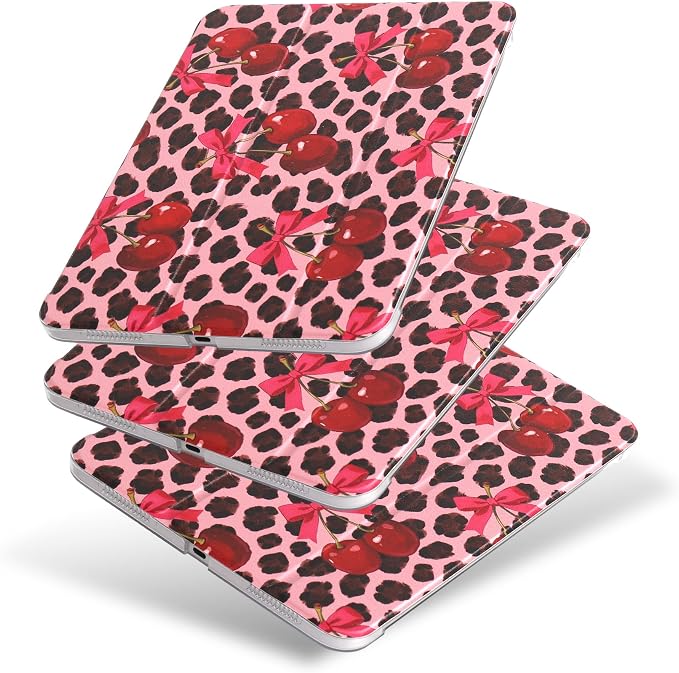 case for ipad 11th Generation11 Inch 2025 (A16 Chip) &amp 10th Gen 10.9 Inch 2022 - Slim Scratch-Resistant Hard PC Translucent Back Shell Smart Cover Wake/Sleep FunctionBlack Bow