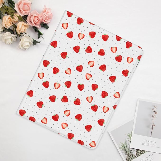 Cute Maple Bear Case for 10.2 iPad 2019/2020/2021(7th/8th/9th Gen) with Pencil Holder Auto Wake/Sleep Leather Soft TPU Back Cover for Women Girls
