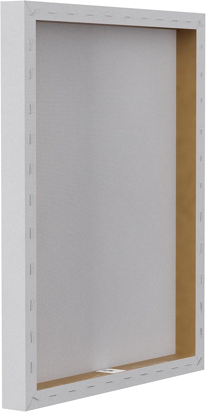 Stupell Industries Beauty Begins Once You Decide to Be Yourself White Marble Typography, Design by Daphne Polselli Wall Art, 36x48, Black