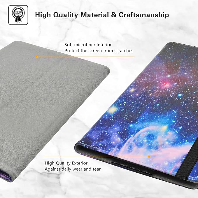 LiuShan Compatible with Hot Pepper Puya casePU Leather Slim Folding Stand Cover for 10.1 Hot Pepper Puya Tablet(Not Fit Other Tablet)Galaxy