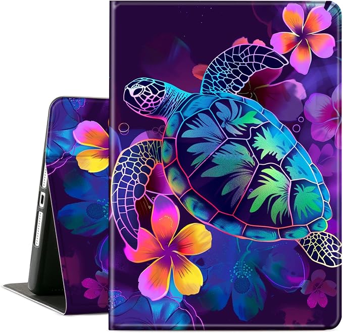 Case for Microsoft Surface Pro 11/10 / 9 13 InchPU Leather Cute Slim Folio Adjustable Stand Cover Case for Surface Pro 11th Edition AIArt Red Dragonfly