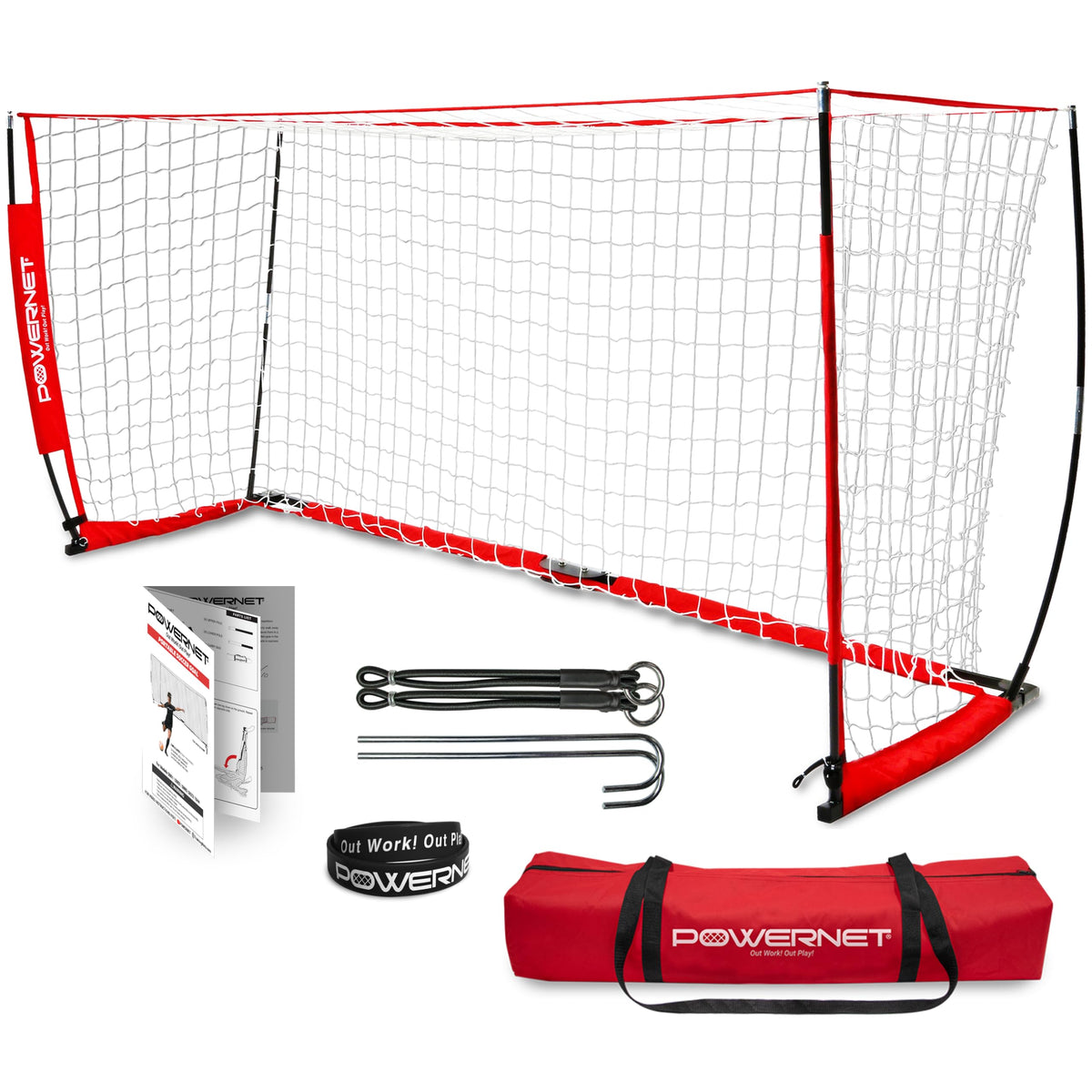 PowerNet 12x6 FT Portable Soccer Goal