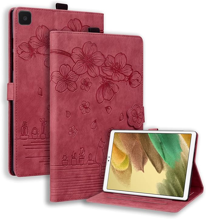 Case for Honor MagicPad 3 Pro 12.3 12.3 2026Multi-Angle Viewing PU Leather Folio Stand Cover with Pencil HolderShockproof Protective Case for Honor MagicPad 3 Pro 12.3 2026Rose Red