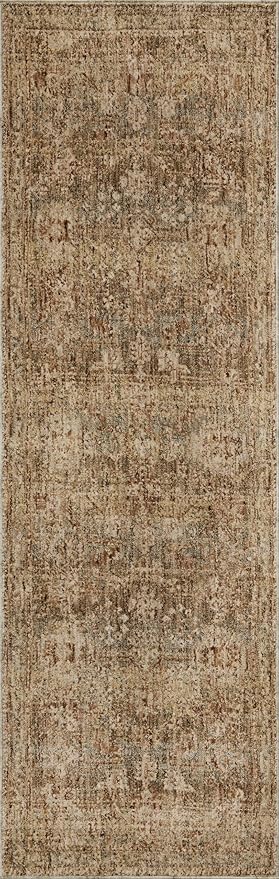 Loloi Magnolia Home by Joanna Gaines Junie Collection JUE-03 Spice/Multi 2'-7" x 8'-0", .38 Pile Height, Runner Rug