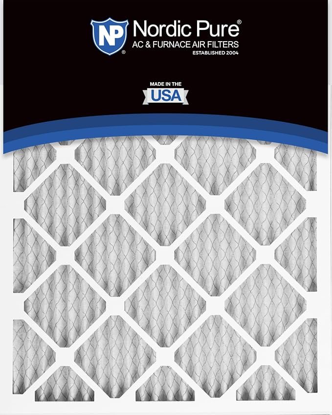 Nordic Pure 16x25x1 Pleated MERV 10 Air Filters 3 Pack