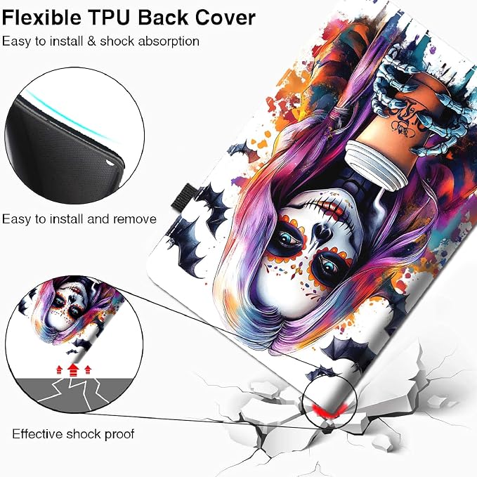 Case for Amazon Kindle Fire Max 11 Tablet (13th Generation 2023 Release) - Slim Fit Standing Cover with Auto Sleep/Wake for All-New Fire 11 Max Tablet Peach Blossom
