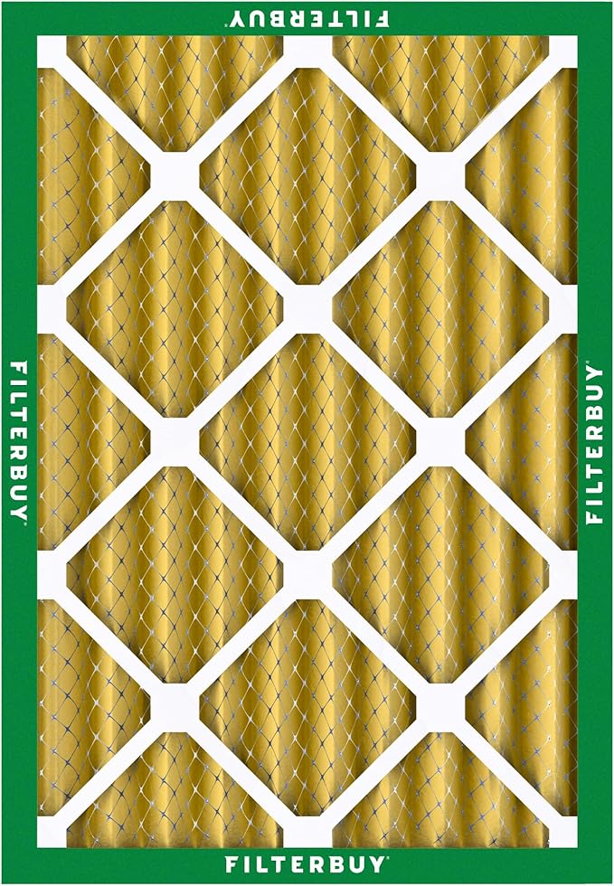 Filterbuy 20x24x4 Air Filter MERV 11 Superior Pet & Allergy Defense,