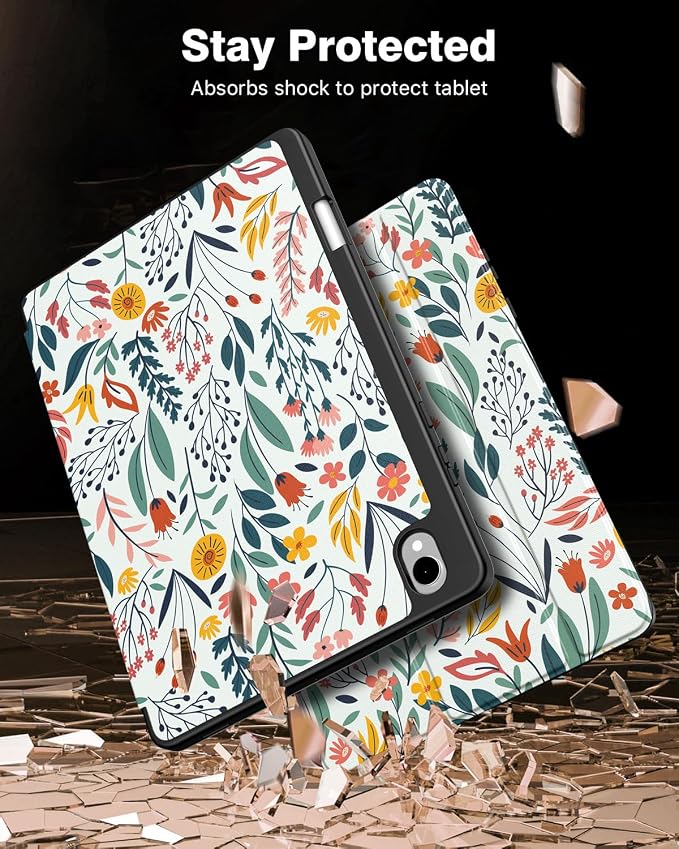 TiMOVO Soft Case for Samsung Galaxy Tab S11 11 Inch 2025 Black | Fit for SM-X730/X736B S Pen Holder Slim Stand Soft TPU Back Auto Wake/Sleep