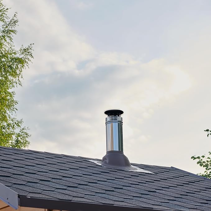 DuraVent DuraPlus 15 Inch Triple Wall Stainless Steel Round Chimney Cap