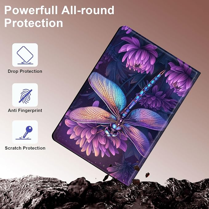 Case for Samsung Galaxy Tab A11 Plus 2026 &amp Galaxy Tab A9+ 11 Slim Smart Stand Cover with Auto Wake/Sleep Shockproof Protective Shell for Work &amp School Astronaut