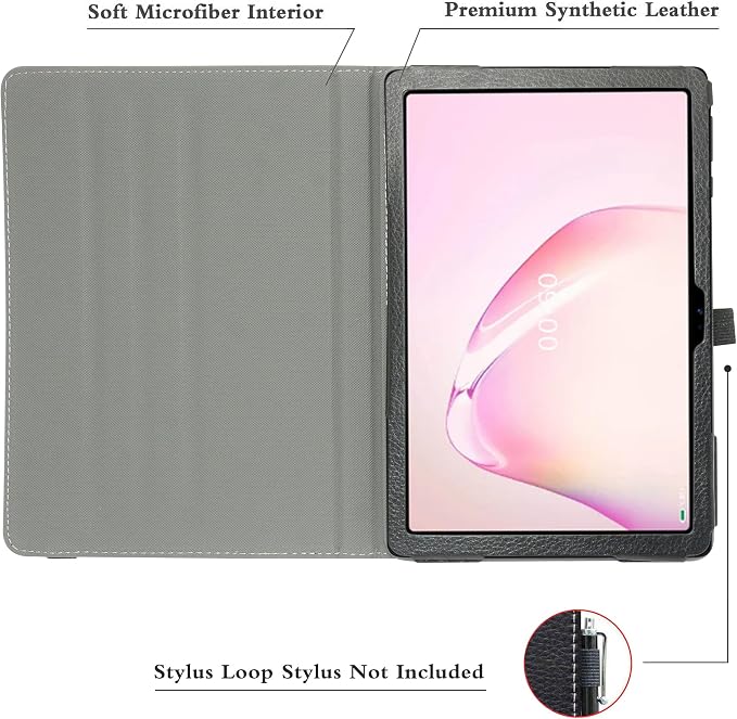 MAMA MOUTH for Onn 10.1 inch Rotating Case360 Degree Rotary Stand with Cute Pattern Cover for Onn 10.1 inch (2024 Model:100135925) 10.1 Tablet (JUST Fit Onn 10.1 2024)Black 10002118-1