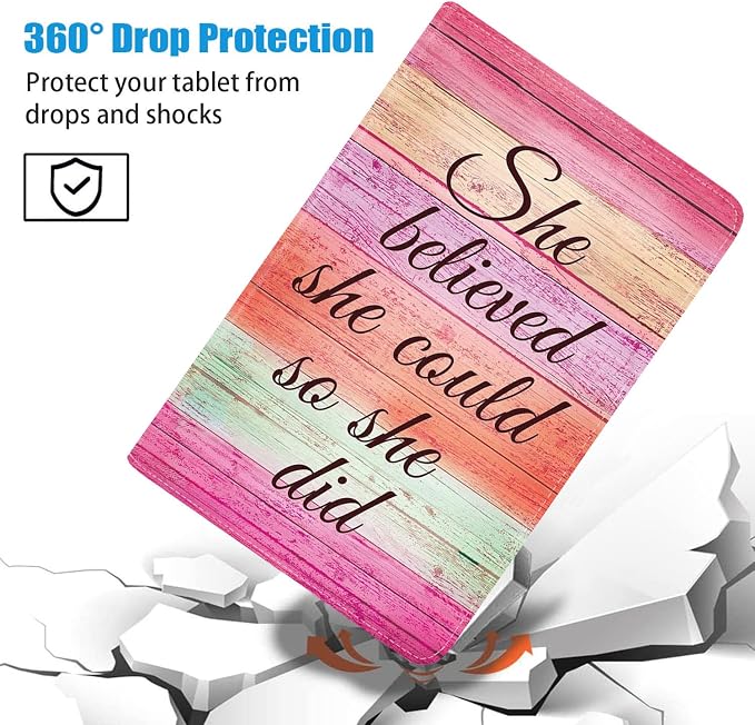 Case for Samsung Galaxy Tab S5e 10.5 inch 2019 Tablet [SM-T720/T725/T727] Slim PU Leather Case Adjustable Stand with Auto Wake/Sleep - Bible Verse Proverbs 31:25