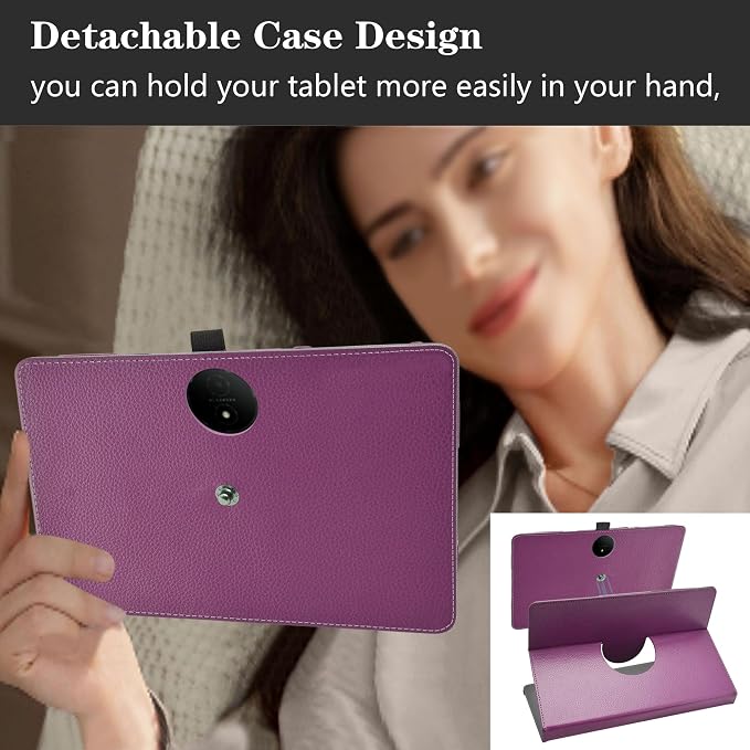 MAMA MOUTH for TCL NXTPAPER 14 Case360 Degree Rotary Stand with Cute Pattern Cover for TCL NXTPAPER 14 14.3 Tablet caseBlack