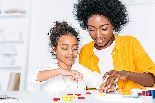 hand2mind Plastic Two-Color Counters, Red and Yellow Counters for Kids Math, Classroom Manipulatives for Elementary, Color Counters for Classroom, Plastic Bingo Chips, Counting Chips (Set of 200)