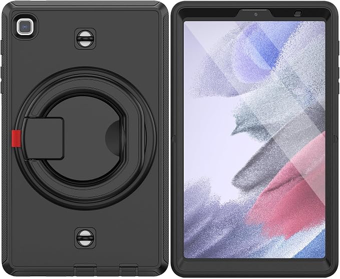 Galaxy Tab A7 Lite Case CBUS Heavy-Duty Case with Built-in Screen Protector for Samsung Galaxy Tab A7 Lite 8.7” Tablet –– Full Body (Black)