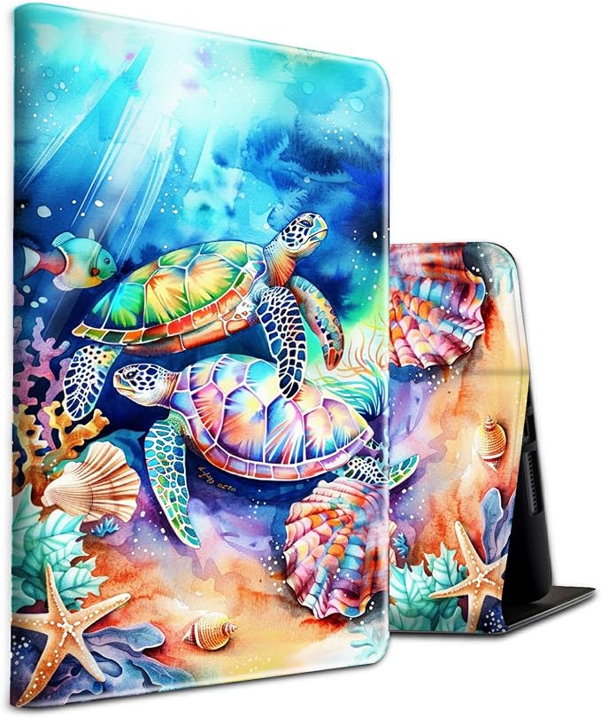 for 10.1 Amazon Fire HD 10 Tablet (13th Generation 2023 Release)PU Leather Multi-Angle Anti Slide Stand Cases with Auto Wake/SleepAnimals Dog Paws Galaxy