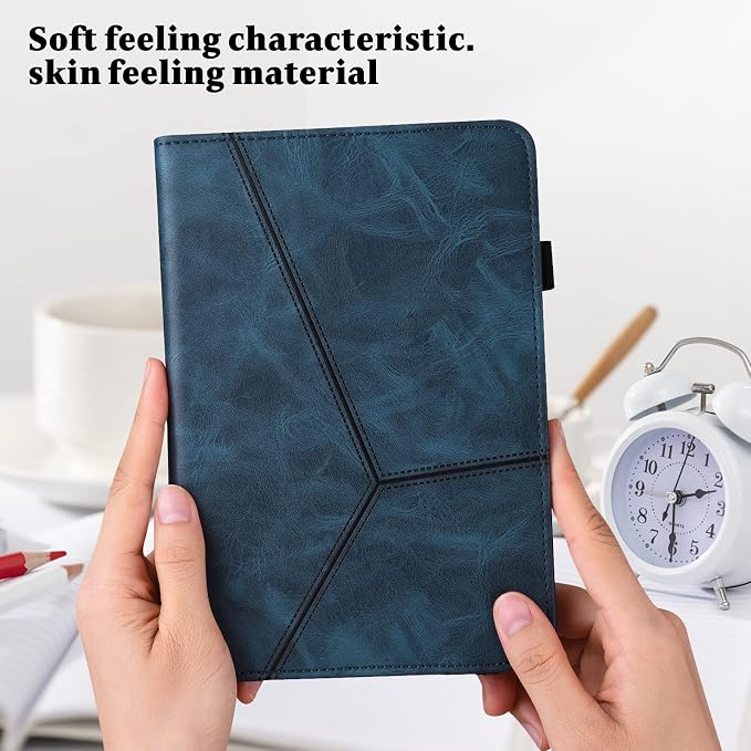 Case for Amazon Kindle Fire Max 11 Case (13th Generation 2023 Release) 11PU Leather Folio Stand Stylish Solid Color Stripe Stand Cover for Fire 11 Tablet - Black