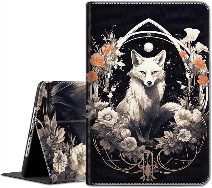 Case for iPad A16 11th Gen 11 Inch (2025) 10th Gen 10.9 Inch (2022) Model A3354 A3355 A3356 A2696 A2757 A2777 ，Slim Fit Standing Cover with Auto Sleep/Wake，Frog Playing Guitar