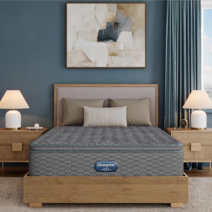 Beautyrest Prime Dream Medium Pillow Top 14.25" Mattress - Full - Durable Pocketed Coil, Support, Pressure Relief, Cooling, Motion Separation; 100 Night Sleep Trial and 10 Year Warranty