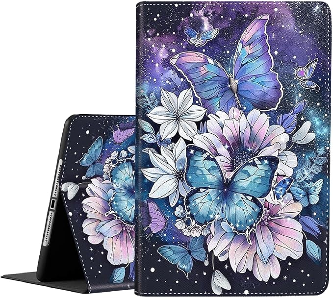 Case for iPad (A16) 11th Generation 11 Inch (2025) iPad 10th Generation 10.9 Inch (2022)，Slim Fit Foldable Standing Cover Case with Auto Sleep/Wake ，Red Moon Japanese Landscape