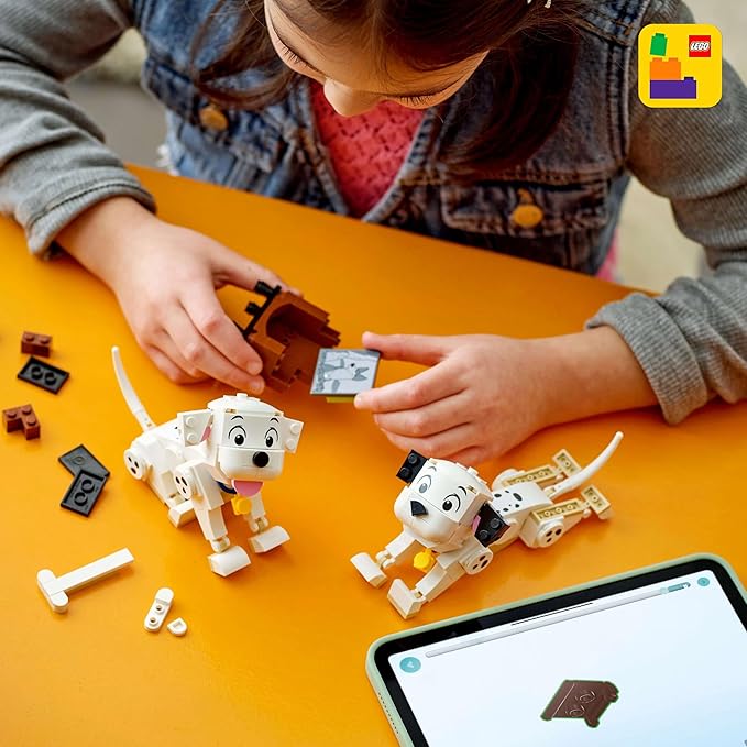 Lego 43271 Disney Lucky & Penny 101 Dalmatians Puppies Toy Birthday Present Blocks Educational Girls Boys Children 6 7 8 9 Year Old Animal Creature Mother Father