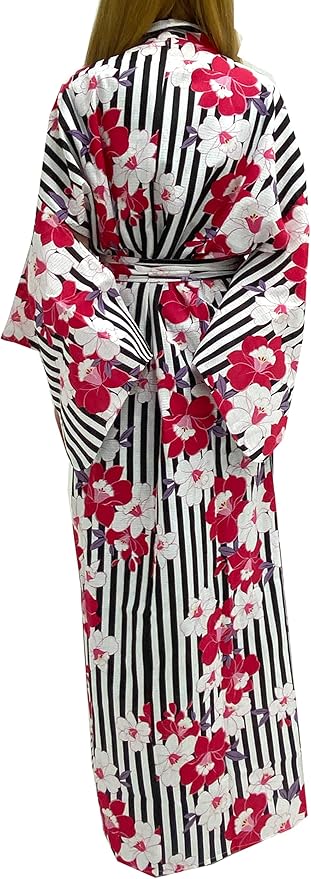 Kimura Jitsugyo Women's Kyoto Traditional Easy Wearing Kawaii Yukata Robe(Japanese Casual Kimono) Set 2