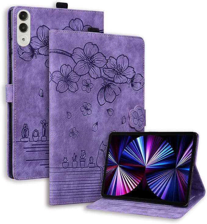 Case for Honor MagicPad 3 Pro 12.3 12.3 2026Multi-Angle Viewing PU Leather Folio Stand Cover with Pencil HolderShockproof Protective Case for Honor MagicPad 3 Pro 12.3 2026Rose Red