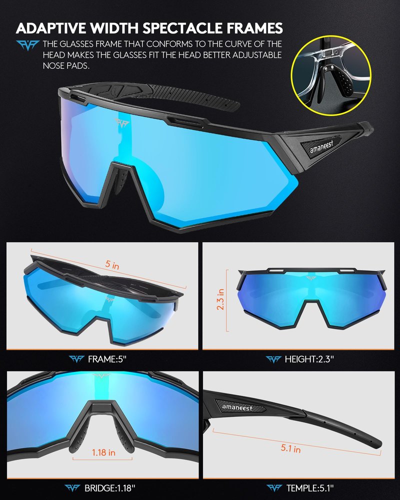 AMANEEST Safety Sunglasses for Men and Women