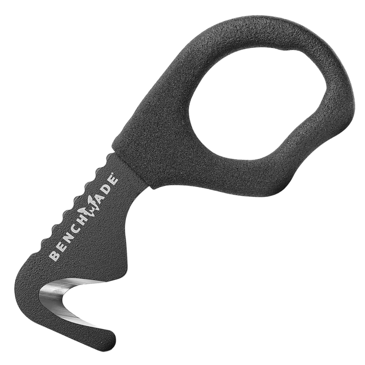 Benchmade - Hook Safety Cutter for Rescue and Tactical Use with Black Rubber Dipped Handle (7 BLKW)