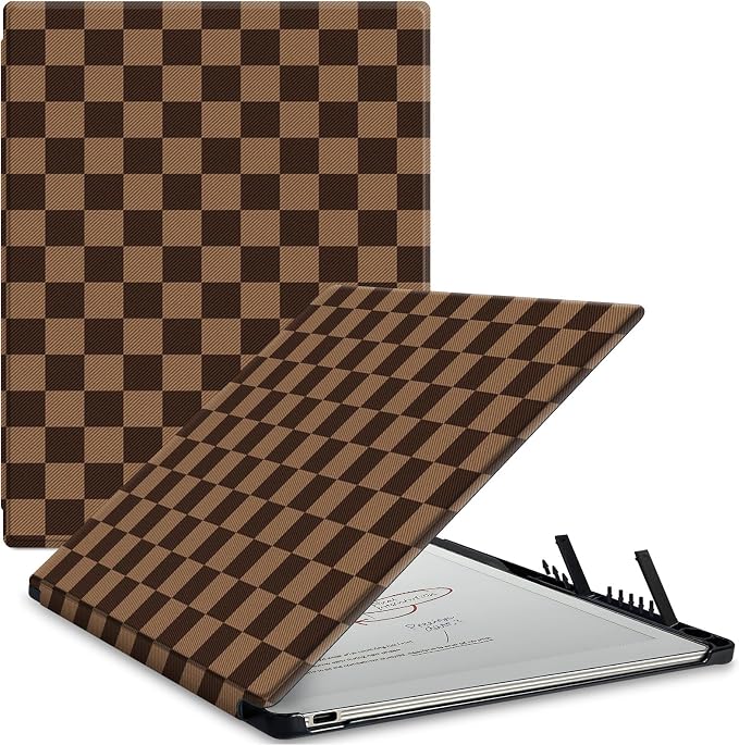 Case for Remarkable Paper Pro Tablet 11.8 (Released in 2024) Hard Back Shell Protective Book Folio Cover with Built-in Pen Holder with Auto Sleep/Wake Function.