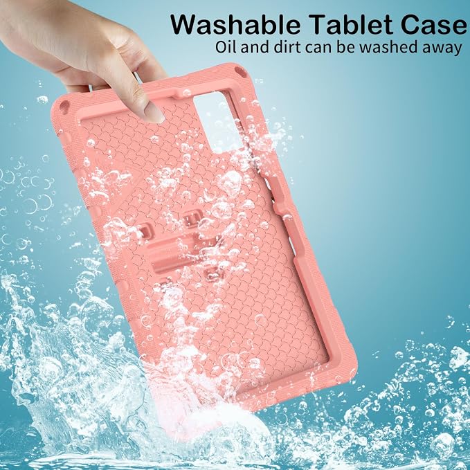 for Samsung Galaxy S9/S9FE/S8/S7 11 Butterfly Wings Kickstand Kids Girl Tablet Case EVA Material Light Weight Shockproof Kids Case for Lenovo M11 Xiaomi PDA 5/6 Redmi Pad SE (Blue)