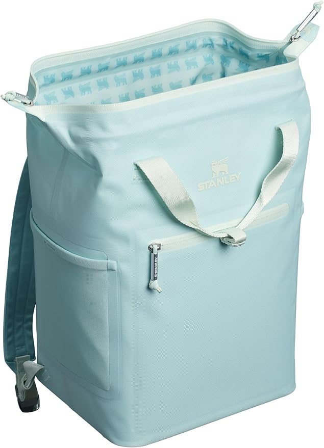 Stanley All Day Madeleine Backpack Soft Cooler 20 Can Cooler with Handle and Shoulder Straps Insulated Travel Bag with Zipper BPA-Free