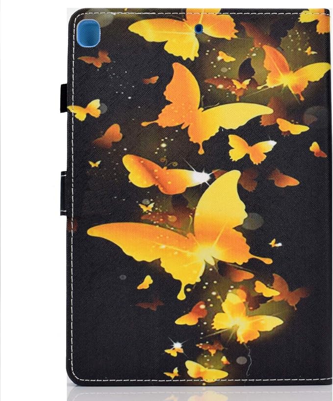 for Apple iPad 10.2 Case 2021/2020/2019 iPad 9th/8th/7th Generation Smart Cover with Pencil Holder [Auto Wake/Sleep] PU Leather Stand Folio Tri-fold Shockproof Thin Shell Colored Graffiti