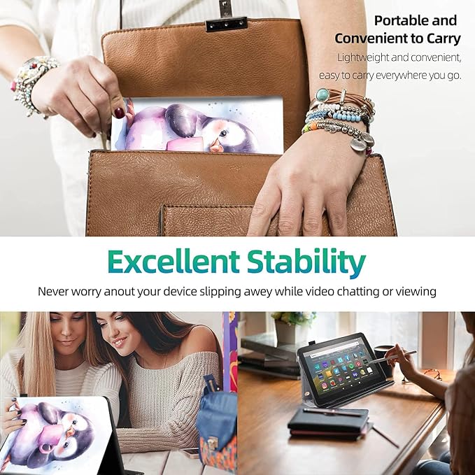 Case Cover for Amazon All-New Kindle Fire 7 Tablet (2022 Release-12th Generation) Latest Model 7 Slim Folding Stand Cover with Auto Wake/Sleep Dancing Skeleton in Mexican Costume