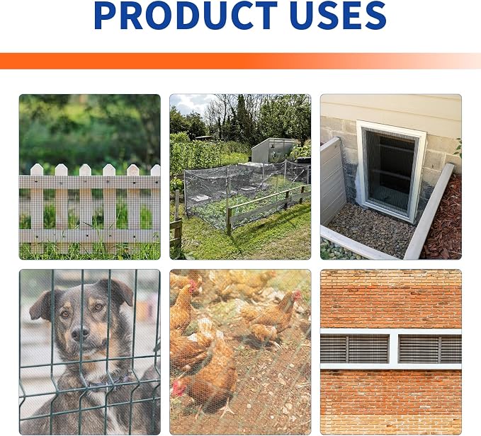 MAGZO 304 Stainless Steel Mesh Screen Roll 47in x 16ft