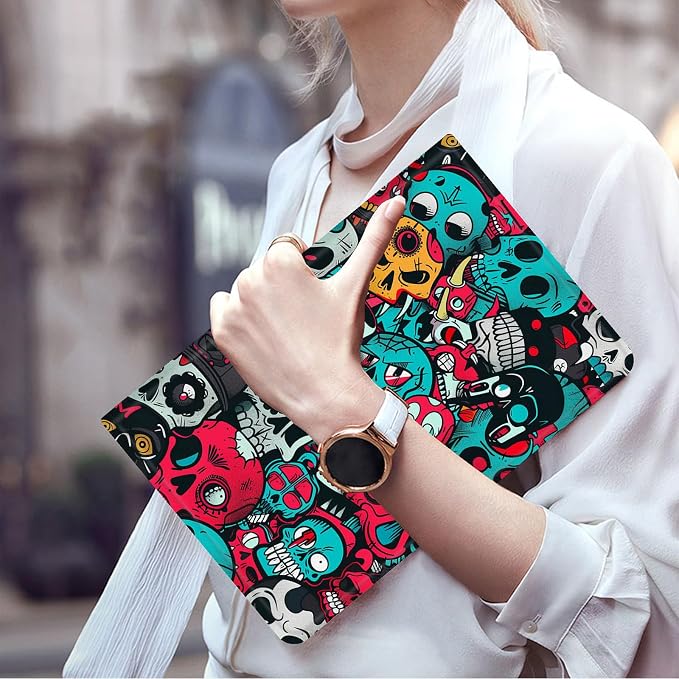 FUYOCWE for iPad Pro 13 Inch Case (M47th Generation2024 Model A2925A2926A3007)PU Leather Slim Folding Stand Case for iPad 13 7th GenAuto Sleep Wake Cover -A Dream Catcher Wolf