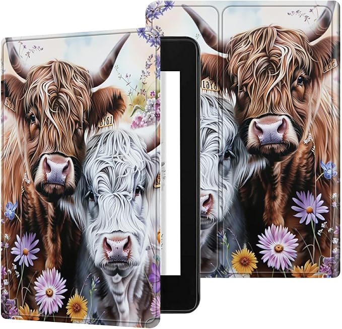 for 6 Kindle 11th Generation 2024/2022 Release Case (Model No: C2V2L3) E-Reader Multi-Angle Viewing Shockproof Smart Protective Case with Auto Wake/Sleep Baseball