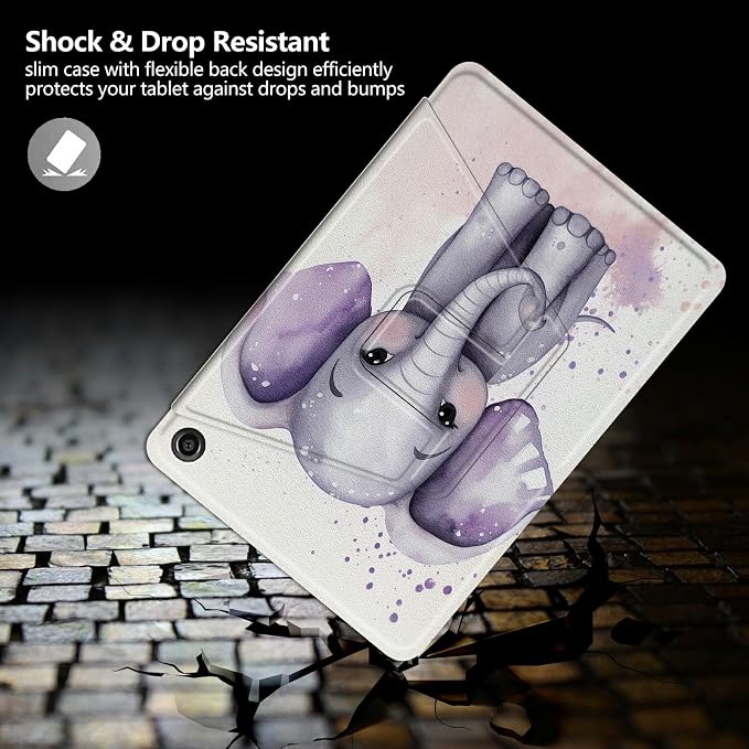 Astronaut Mushrooms Pattern Case for iPad 10.2 iPad 9th Generation 2021/ iPad 8th Generation 2020/ iPad 7th Generation 2019360 Degree Rotating Stand Protective Cover with Auto Sleep/Wake