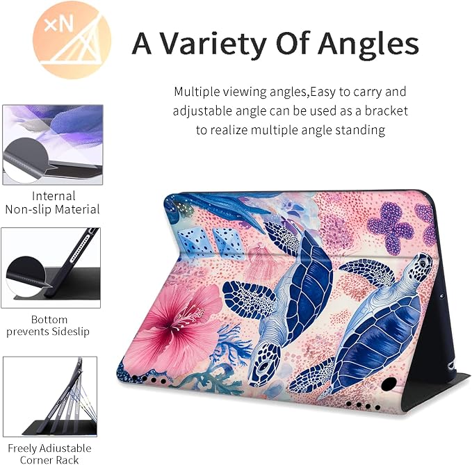 DEGDFSGR for Amazon Fire HD 10 Tablet 10 Plus Tablet Case (13th/11th Generation 2023/2021 Release) with Adjustable StandAuto Sleep/Wake for Kindle Fire 10 Case 10.1 inchAmerican Flag Sunflower Cross