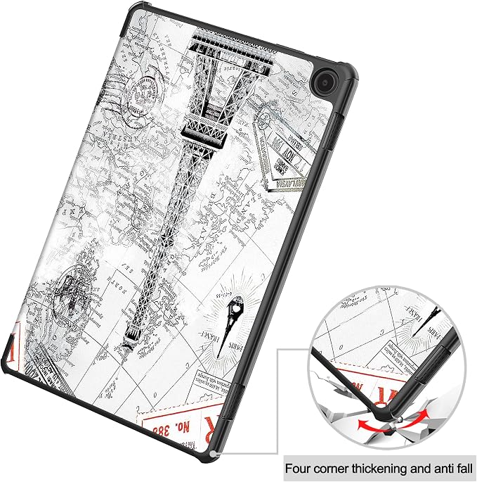 Gylint Case for Fire Max 11 Tablet Folding Folio Ultra-Thin PU Leather Stand Case Cover for Fire Max 11 2023 Release Draw