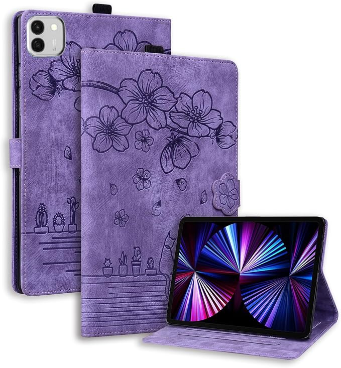 Case for Honor MagicPad 3 Pro 12.3 12.3 2026Multi-Angle Viewing PU Leather Folio Stand Cover with Pencil HolderShockproof Protective Case for Honor MagicPad 3 Pro 12.3 2026Rose Red