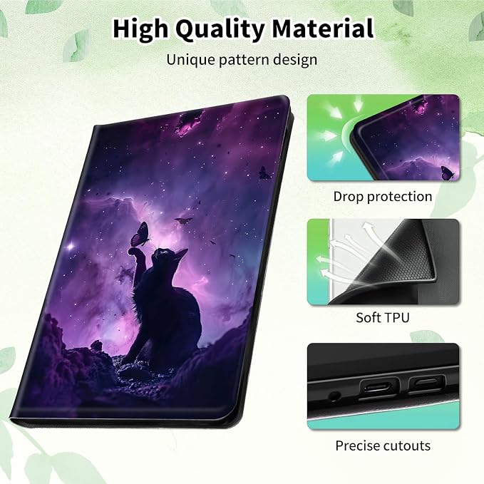 Case for 10.2 Kindle Scribe (2024/2022 Release) Slim PU Leather Lightweight Adjustable Stand Smart Shell Cover with Auto Wake/Sleep for 10.2 Amazon Kindle Scribe E-ReaderA Dog