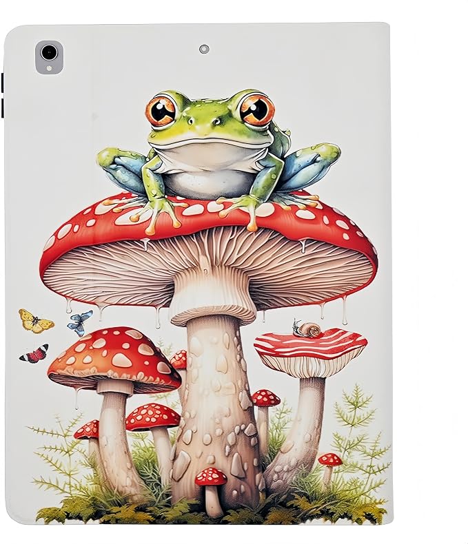 Case for iPad 9th/8th/7th Generation 10.2 Inch 2021/2020/2019 Folio PU Leather Soft TPU Back Cover Multi-Angle Stand Auto Wake/Sleep Smart Case Audio Cassette Tape
