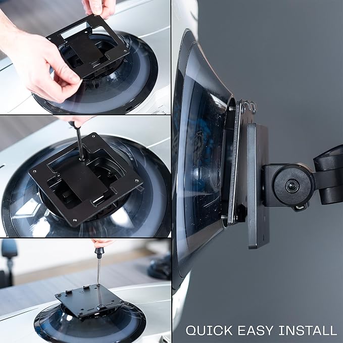 VIVO Stepped Recessed VESA Adapter Plate Bracket Designed for Samsung G93SC, G95SC, GS93SD, G95SD, G85SD, G85SB, G91SD, G93SD, G80SD, VESA 100x100, MOUNT-SG9C